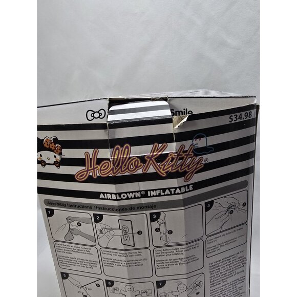 HELLO KITTY SANRIO HALLOWEEN AIR BLOWN INFLATABLE 4.2FT GEMMY 2023- USED - Picture 5 of 10